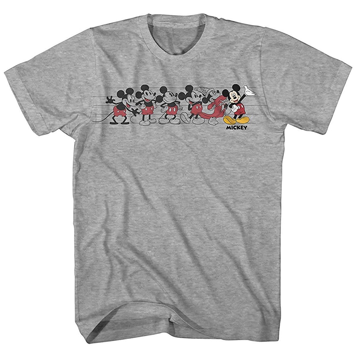 Disney Mens' Mickey Mouse Evolution 
