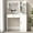 White, variant on Spaco 53" Vanity Desk with Mirror & Light, Large Drawer Three Level Storage Dresser, 3 Lighting Modes Adjustable Brightness, Bedroom Dressing Table, Black