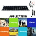 thumbnail image 4 of 5W Solar Panel 12V Trickle Charge Battery Charger Kit Maintainer Boat RV Car, 4 of 7