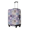 thumbnail image 2 of Wukai Lavender Flowers Elastic Luggage Cover: Personalized Protection for Your Suitcase - Fits 19~29-inch, Washable & Durable Travel Companion-Large, 2 of 8