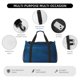 thumbnail image 4 of Fotbe Deep Blue Glitter Bolsa de Viaje con Estampado, Bolsa de Fin de Semana para Mujer con Compartimento para Zapatos, Bolsa de Gimnasio con Bolsillo Húmedo, 4 of 7