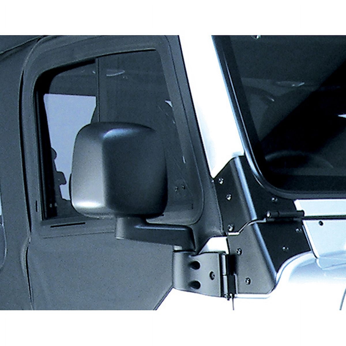 Omix-Ada by RealTruck | 11002.10 | Door Mirror, Right, Black | OE Reference: 55395060AB | Compatible with 1987-2006 Jeep Wrangler YJ / TJ