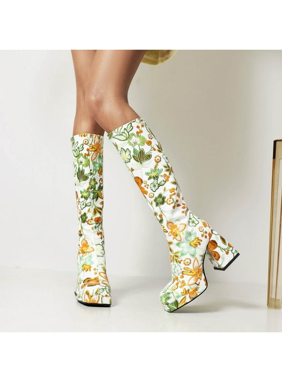 slouch thigh high boots