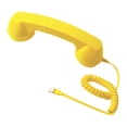 thumbnail image 2 of harper Combiné Téléphonique Rétro Ergonomique Filaire avec Microphone Haut-Parleur Type C Mobile Jaune, 2 of 10