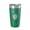 Green, variant on Jenny Lake Map Tumbler Travel Mug Insulated Laser Engraved Coffee Cup Grand Teton Wyoming 20 oz Coral