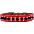 thumbnail image 4 of Pet and Dog Spike Collar, "Double Crystal  Black Spikes", 4 of 5