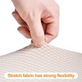 thumbnail image 4 of 6 fundas elásticas para asientos de sillas de jacquard, extraíbles, lavables y antipolvo, para sillas de comedor, 0126, 4 of 8