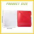 thumbnail image 3 of Plastic Divider with Pockets, 6 Tab Heavy Duty Plastic Dividers for 3 Ring Binder, Assorted Colors, Tab Index Plastic Binder Dividers with Tabs and 3 Hole Punch, for Notebooks, White(6 Tab), 3 of 8