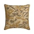 thumbnail image 1 of The HomeCentric Decorative Gold Pack of 2, 18"x18" (45x45 cm) Pillow Covers, Jacquard Foil & Beaded Throw Pillows For Sofa, Abstract Pattern Modern Style - We R Golden, 1 of 3