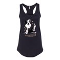 thumbnail image 2 of If It's Not a Border Collie It's Just a Dog Gift | Womens Dog Lover Jersey Racerback Tank Top, Black, Small, 2 of 3