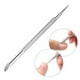 thumbnail image 2 of Empujador de cutículas profesional, herramienta de eliminación de uñas de doble extremo antideslizante de acero inoxidable, recortador de cutículas, 2 of 8
