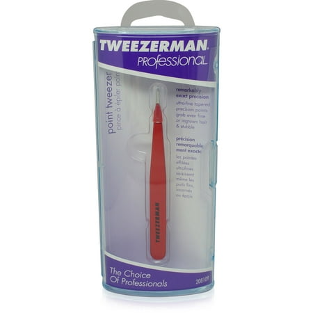 Tweezerman Point Tweezer Assorted. Colors-Black Lilac Red