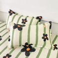 thumbnail image 2 of Fundas de almohada de estilo a rayas, 2 piezas, 48x74cm, rectangulares, 2 of 5