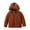 Brown, variant on QUYUON Toddler Baby Fleece Jacket - Kids Boys Girls Warm Winter Full Zip Hoodies Jackets Soft Lightweight Fuzzy Fleece Jackets Outerwear Coat Casual Long Sleeve Hooded Sweatshirts Brown 12-18 Months
