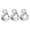 Silver 0.75T, variant on Xirurus 3pcs Eye Slip Hook with Safety Latch Stainless Steel Marine Lifting Eye Hoist Sling Hook 0.75T Heavy Duty Rigging Boat Hardware 5.12 inches / 13 cm[cite: 1]