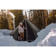 thumbnail image 2 of WHITEDUCK Regatta Canvas Bell Tent - w/StoveJack, Waterproof, 4 Season Luxury Camping and Glamping Yurt Tent Outdoor (16.5' (5M), Water Repellent, Forest Green), 2 of 6