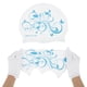 thumbnail image 5 of Gorro de Natación Impermeable con Patrón de Pensamiento Único 1 Pc Azul Blanco, 5 of 6