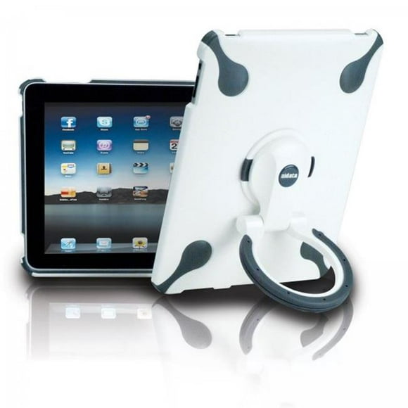 Aidata USA Spin Stand / Multi-Function iPad Stand - White/Gray