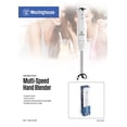 thumbnail image 2 of Westinghouse Hand Blender - White, 2 of 3