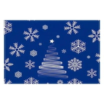 Gnwei Christmas Decoration - Christmas Placemats, 11.8x15.7 Inch Red Candy Table Mats, Seasonal Winter Xmas Holiday Table Decors for Home Kitchen Dining Party Decoration