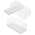 thumbnail image 3 of Himition 2PCS Clear Acrylic Display Case for 1 64 Model Car Acrylic Display Box with Base Model Display Case Display Stands for Collectibles Toy Car Storage, 3 of 5