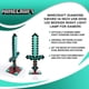 thumbnail image 4 of Minecraft Diamond Sword - Luz nocturna LED USB de 35 cm para escritorio: Lámpara de ambiente decorativa, divertida, segura y genial para bebés, niños, adolescentes, adultos y jugadores., 4 of 5