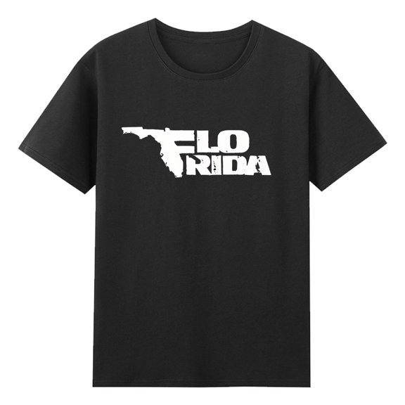 Flo Rida Merch Logo T-shirt Short Sleeve Cotton Tee Women Men Streetwear Hip Hop Clothes