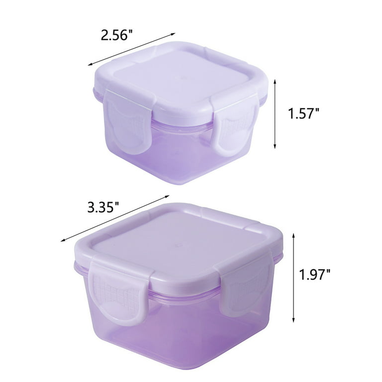 Hariumiu Kitchen 2oz/5oz Food Storage Container, BPA Free- Plastic