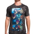 thumbnail image 7 of Demon Slayer Joy Sorrow Anger Pleasure Men's Black Crew Neck Short Sleeve T-shirt - XXL, 7 of 7