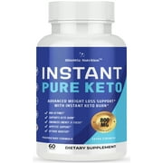 Instant Keto Weight Loss - Fast Keto Pills to Burn Fat & Lose Unwanted Belly Fat - 1 Bottle