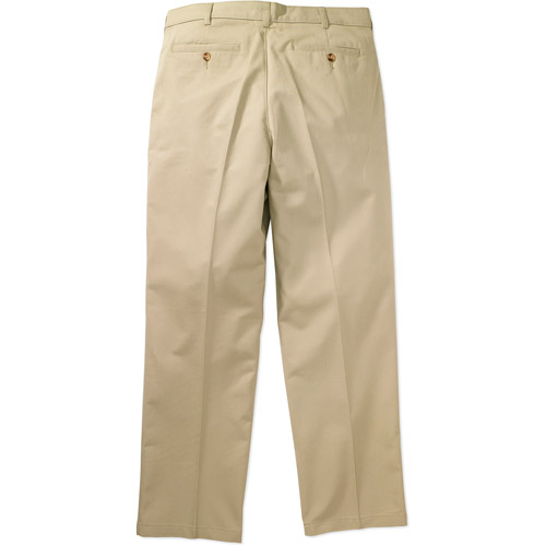 Big Men's Flat Front Wrinkle Resistant Pants - image 2 of 2