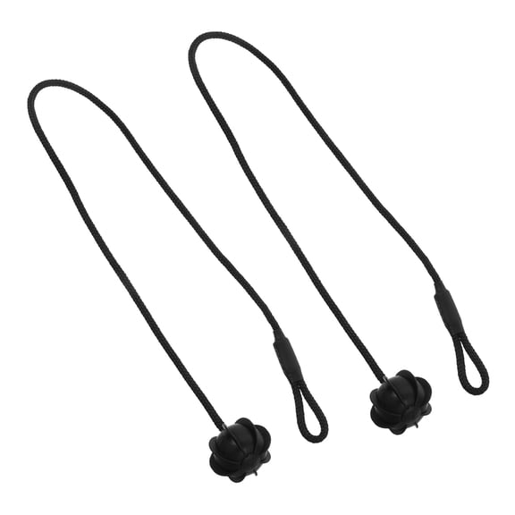 2 Pcs Car Lanyard Rear Trunk Straps Rear Trunk Storage Tray Tie Strap Black