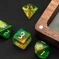 thumbnail image 5 of Cusdie 7-Die Acrylic DND Dice, Sickle Font Polyhedral Dice Set for Role Playing Game Dungeons and Dragons D&D Dice Pathfinder, 5 of 5