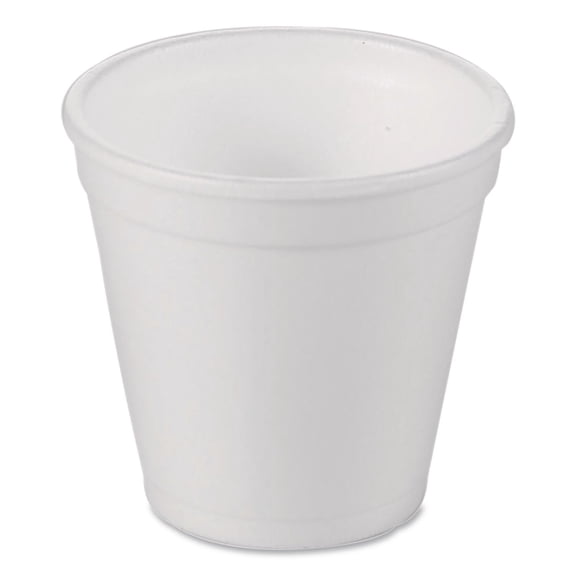 4 oz Foam Drink Cups - White (1000/Carton)