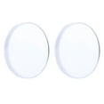 thumbnail image 4 of 2pcs 10x Espejo de pa maquillaje con ventosas espejos de Blanco Zulema Espejos de succión de pared de baño, 4 of 8