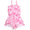 Pink Toile, variant on Baby and Toddler Girls' Playsuit Cover-up Romper, Sizes 12M-5T