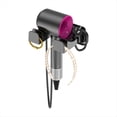 thumbnail image 2 of Soporte de Pared para Secador de Pelo, Compatible con Varios Secadores, con Gancho de Almacenamiento y Enrollador de Cable, Color ., 2 of 5