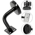 Black Stair Handrail Bracket Bannister Wall Support Hand Rail