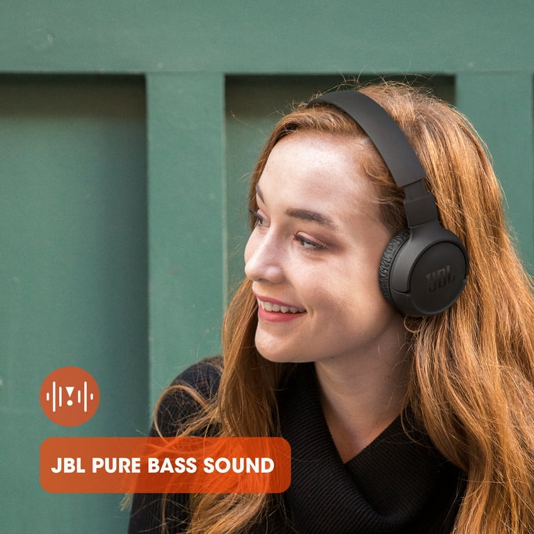 JBL Tune 510BT Bluetooth Pure Bass Wireless On Ear Headphones Black Walmart