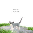 thumbnail image 1 of Simulation Cat Playset Figures Cute Playing Cat Model Educational Kitten Easter Eggs Cake Topper Christmas Birthday Gift For Kid, 1 of 1