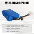 thumbnail image 6 of Golf Cart Voltage Reducer Regulator Converter 36/48V to 12V for E-Z-GO Club Car Yamaha(30A/350W), 6 of 7