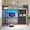 Black, variant on Twin Loft Bed with L-Shaped Desk and 6 Storage Drawers, Metal Loft Twin Bed Frame with LED Lights, Charging Station, 2-tier Shelves, Safety Guardrail and Ladder for Teen, White