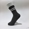 thumbnail image 2 of HBGVBA Women's Crew Socks,Non-Slip Pilates Socks,Knee High Striped Yoga Gym Fitness Socks, 2 of 5