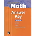 thumbnail image 1 of Pre-Owned MacMillan / McGraw-Hill Math, Grade 4: Answer Key, 9780021043484, 0021043485, Hardcover, TEACHER Ed edition, 1 of 1