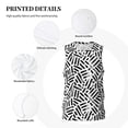 thumbnail image 6 of Easygdp Beach Footprint Men's Mesh Basketball Jersey Quick Drying Sleeveless Shirts Fitted Muscle Tank Tops Sport Round Neck T-Shirt - X-Large, 6 of 9