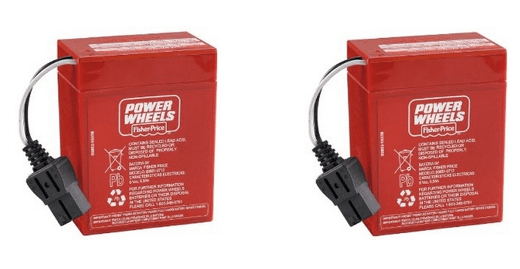 00801-0712 Fisher Price Mattel *NEW* Power Wheels Red Battery Super 6 Volt 6V