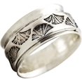thumbnail image 1 of Energy Stone Bague de Méditation en Argent Sterling Guérisseur GINKGO (12), 1 of 5