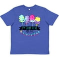 thumbnail image 3 of Inktastic I'm Just Here for the Sweets with Spun Sugar Candy Youth T-Shirt, 3 of 5