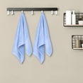 thumbnail image 6 of REGALWOVEN Rhombus Pattern Hand Towel Set of 2, Cotton, Highly Absorbent Towels for Bathroom Blue 13' x 30', 6 of 8