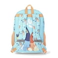 thumbnail image 3 of BBC Bluey & Bingo Kids' Unisex 17" Light-Up Stars and Stripes Backpack, Mint, 3 of 5